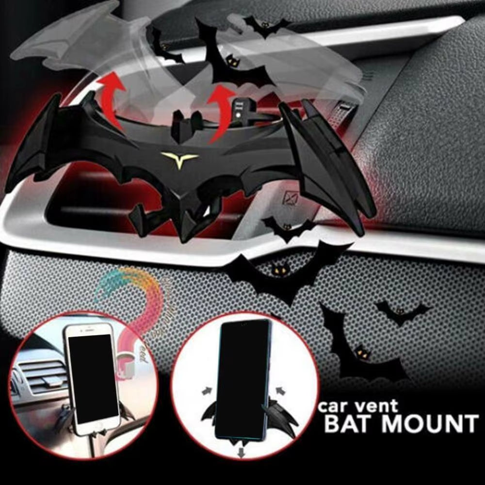 Bat Wings Car Phone Holder Car Air Vent Phone Mount Bat Shape Hands Auto Phone Holder Car Free Gravity Anti-Scratch Holder Stand