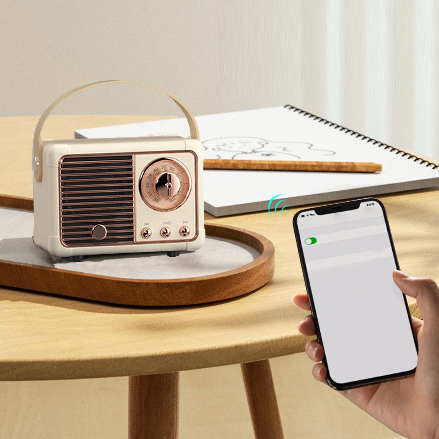 Bluetooth Retrò Nello Speakers with Radio