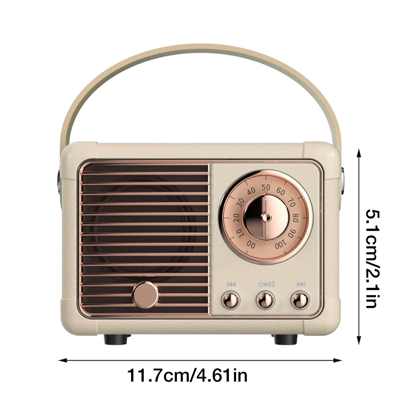 Bluetooth Retrò Nello Speakers with Radio